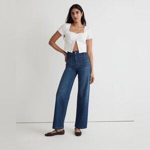 Madewell The Perfect Vintage Wide-Leg Jean in Caronia Wash: Patch Pocket Edition